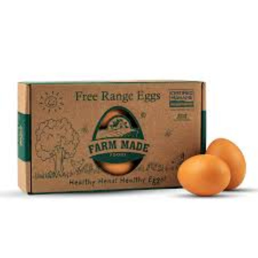 ORGANIC FREE RANGE EGGS 6PK